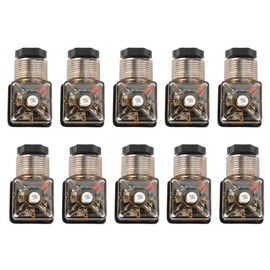 Din 43650-A PG11 Solenoid Coil Connector Socket With Led 24V Dc 24 Pole (10PCS)