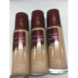 Maybelline 3 X Maybelline Instant Age Rewind Foundation Porcelain Ivory (Light-1) New,