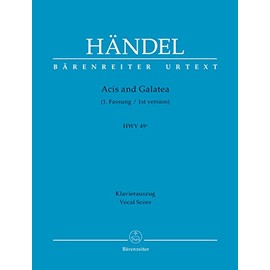 Acis and Galatea HWV 49a (Vocal Score)