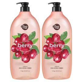 Shower Mate 샤워메이트 크랜베리 바디워시, 1.2kg, 2개 Shower Mate Cranberry Body Wash, 1.2kg, 2 Pieces [1.2kg x 2 pieces]