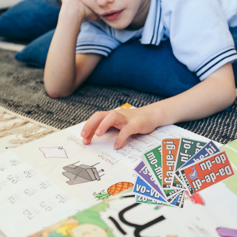 Tarjetas didácticas Escolares. Tarjetas Flash. Aprende sílabas en español, Capítales