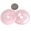 JOE FOREMAN - Anillo de cuarzo rosa natural de 30