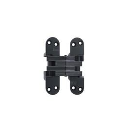 SOSS Invisible Hinge Model 218 for 1-3/4" Thick Material, 20 Minute Fire Rated, Zinc, Black E-Coat Exterior Finish, Model Number 218US19