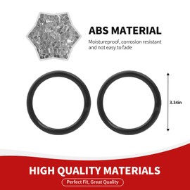 RAZPOY JL Dash Air Vent Trim, Dashboard Air Conditioner Outlet Vent Ring Cover Compatible with 2024 Jeep Wrangler JL JLU & Gladiator JT Interior Accessories, ABS Black