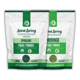 Alga Spirulina Maxima + Moringa Polvo Spiral Spring Orgánica