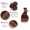 Chocolate Straight Bundles Color 4 Human Hair Dark Brown Straight
