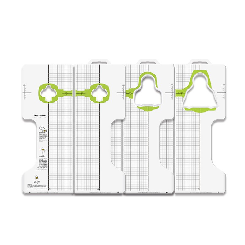 Mountain Road Bike Lock Shoe Measuring Tools For SPD Crankbrothers
