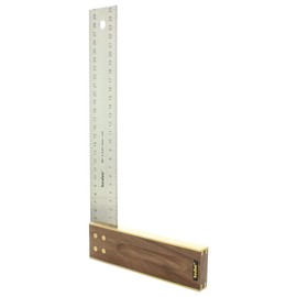 Hedue Walnut 300 mm Blade 45 mm Stainless Steel Framing Square A030