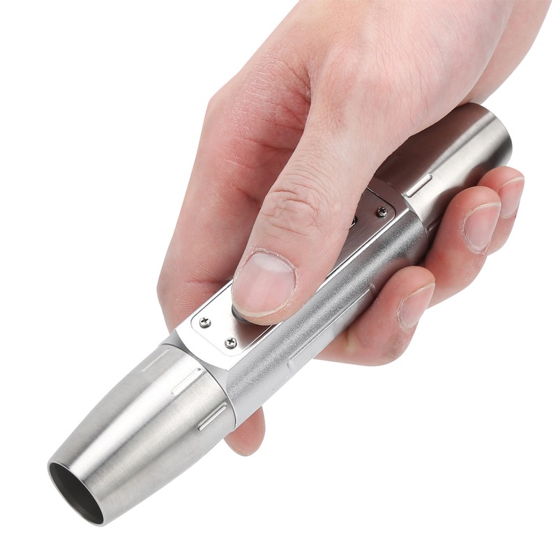 4 Lights Professional Flashlight Jewelry Identification USB Rechargeable Bright Torch