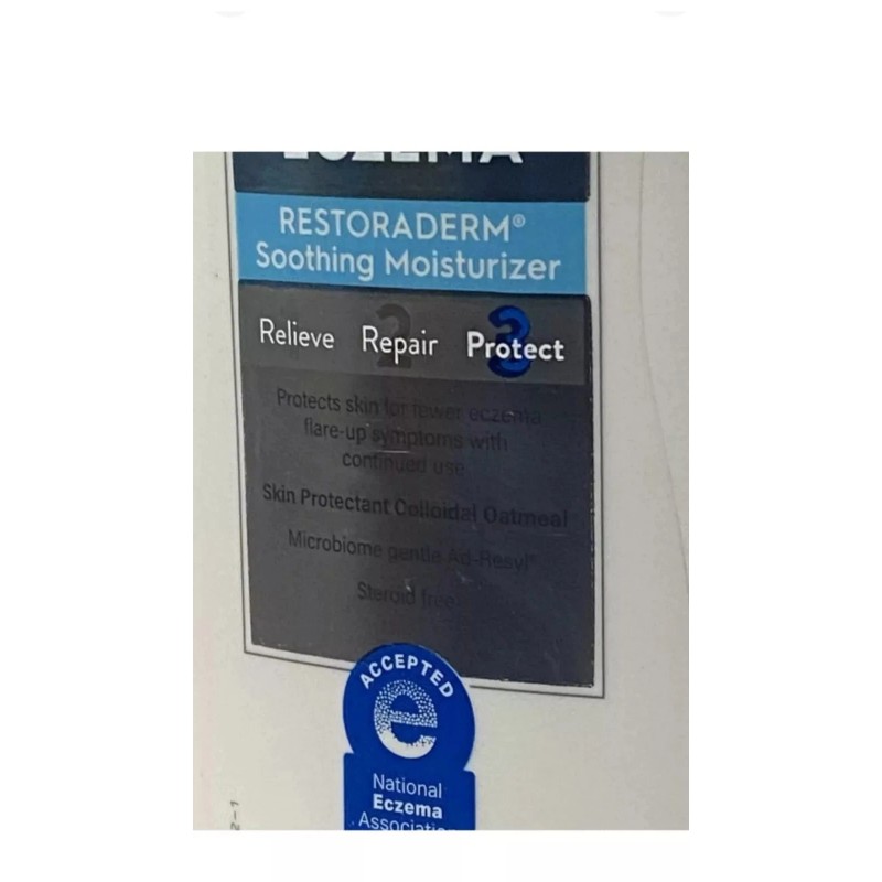 Cetaphil Restoraderm Eczema Soothing Moisturizer 10.oz ea (3 bottles) Ex:06/25+