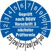 10 Test Badges 18 mm Tested According to DGUV Regulations