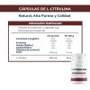 Aminoácido L-Citrulina 1000mg Naima Lab Cápsulas Sin Gluten 100 Unidades