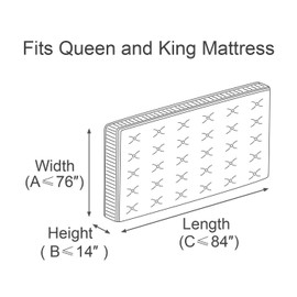 ComfortHome Mattress Bag for Moving and Storage, Queen and King Size, 1 Pack