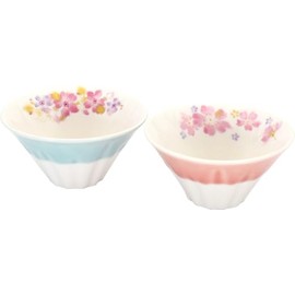 41183 Mt. Fuji Ceramic Indigo Bowl, Diameter 5.1 x Height 2.6 inches (13 x 6.5 cm)