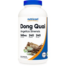 Nutricost Dong Quai 565mg, 240 Capsules (Angelica Sinensis) - Vegetarian Caps, Non-GMO, Gluten Free