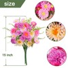 HO2NLE Fake Daisies Silk Flowers Wildflowers Artificial Spring Flower Bouquet