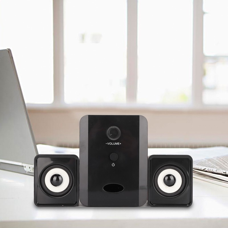 USB Powered Desktop Speakers Computer Speakers with Subwoofer for PC