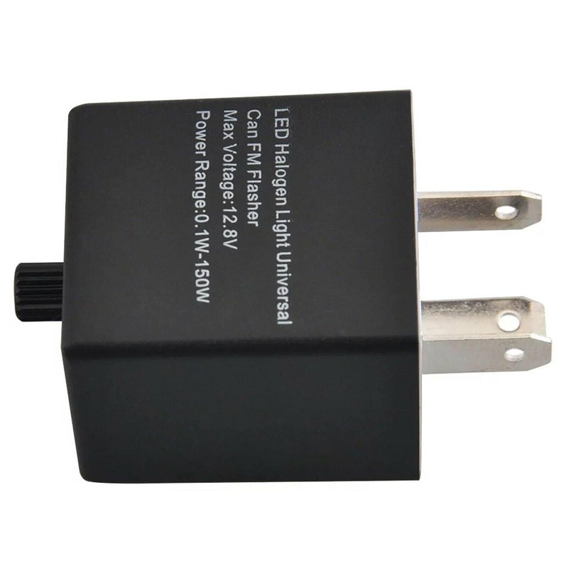 TDR 3-Pin LED Flasher Blink Speed Adjustable Relay For Motorcycle
