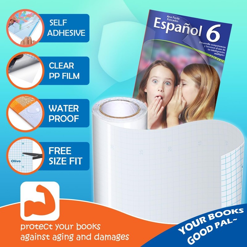 Olivo - Paquete de 2 rollos de papel de contacto