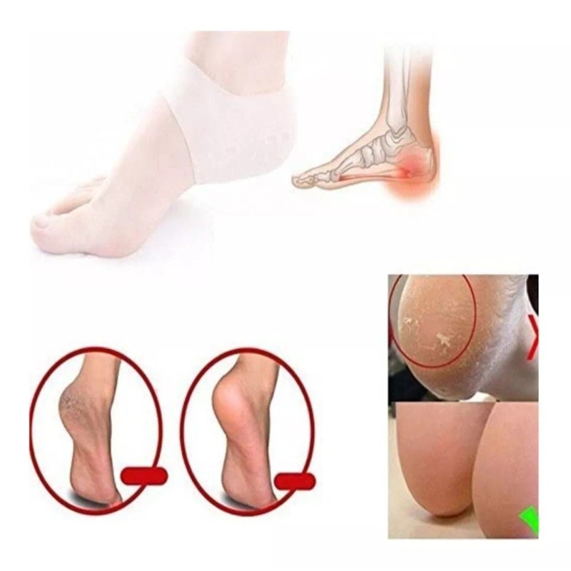 Clicmania Par De Protector De Talones Silicon Taloneras Pies Unitalla