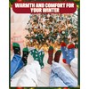 Panitay 30 Pairs Adults Christmas Socks Crew Colorful Fun Festive