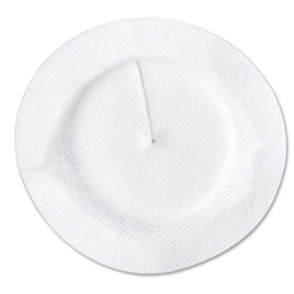 DeRoyal Polyderm Circular Foam Dressing, Circular, 4" Diameter, White (Pack of 10)