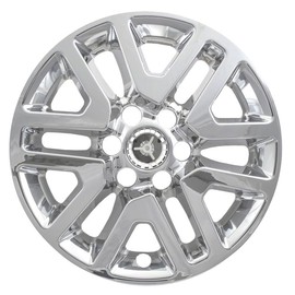 Fuel Rider Set of Four (4) 16 inches Chrome ABS Wheel Skins Impostors Wheel Covers Compatible with 2014-2021 Nissan Frontier Wheels- Auto Tire Replacement Cap Cover