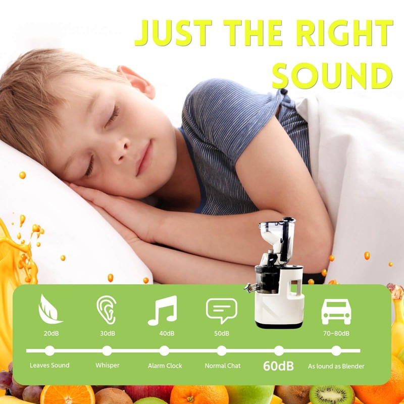 Cold Press Juicer Machines Slow Masticating High Yield Multi-Functional for