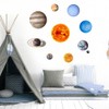 Luminous Solar System Themed Glowing Wall Sticker Home Decor for