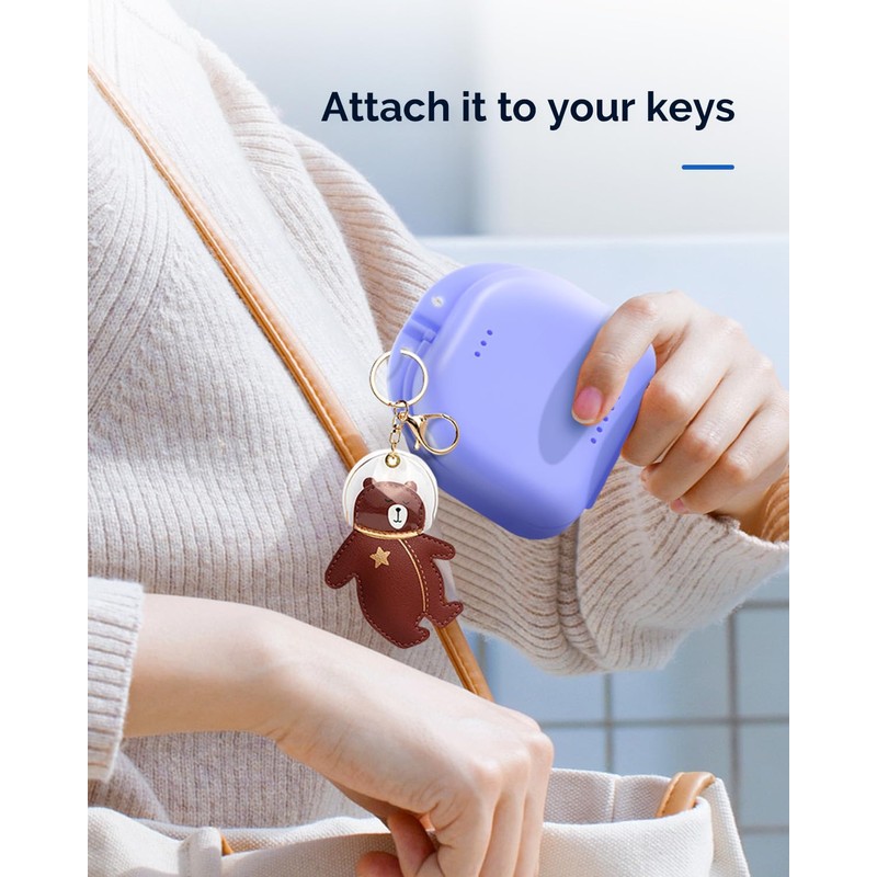 JMU Retainer Case with Vent Holes, Mouth Guard Case Dental