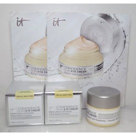 IT COSMETICS CONFIDENCE IN AN EYE CREAM 0.169 OZ BOXED LOT OF 2
