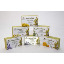 Natural Handmade Soap with Organic Olympus Mountain Tea and Calendula extracts