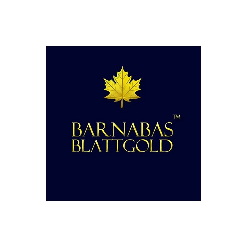 Barnabas Blattgold Imitation Gold Leaf, Loose Sheets [50 Sheets, 5.5