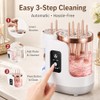 Electric Makeup Brush Cleaner Machine, Portable Cosmetic Brush Washer and