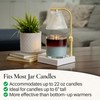 Candle Warmers Etc. Gold Luna Lamp – for Top-Down Warming