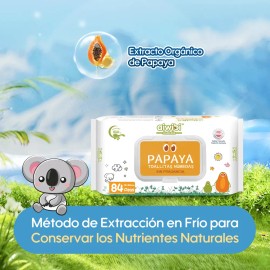 Toallitas Húmedas Aiwibi Bebé Papaya Extract 3 Pack 252 Pz