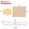 Unicook Pizza Stone for Oven and Grill, 15 x 12