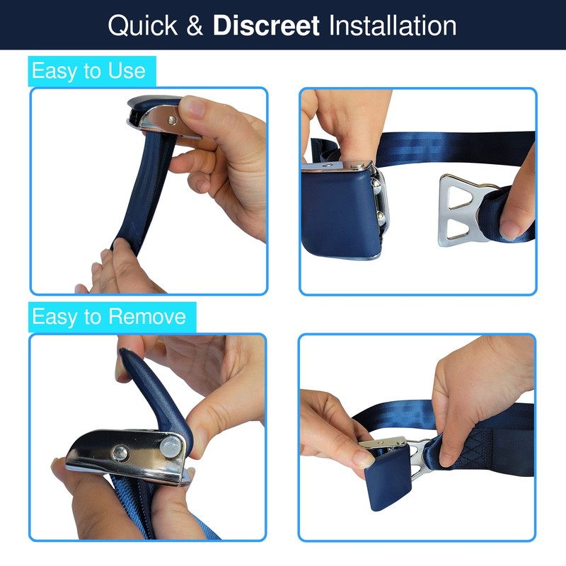 Mirone Adjustable Airplane Seat Belt Extender for Only Southwest Airlines