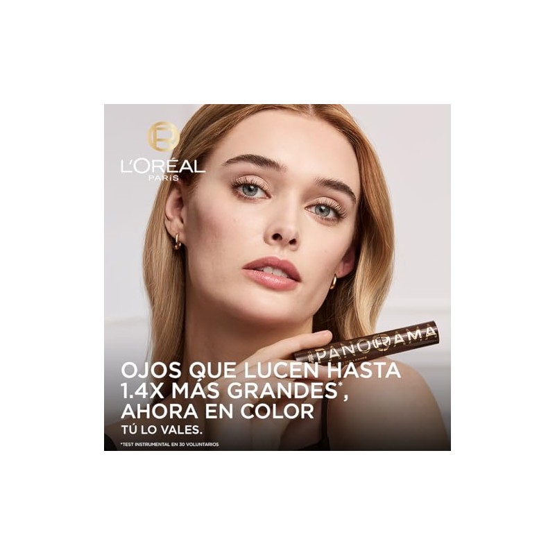 LOreal Paris, Panorama Chromatic Brown Leather Mscara De Pestaas Voluminizadora,
