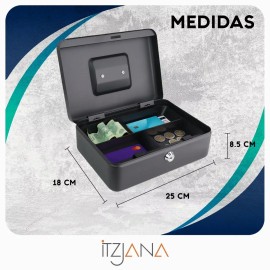 Prolami Caja Dinero Fuerte Seguridad / Cash Box Metálica Reloj Joyas