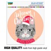 Meowy Merry Christmas Cat in Sweater and Hat Automotive Car
