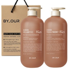 Biaour 810,000PPM beer yeast hair loss shampoo 1.02L + treatment 1L set, 1 set / 바이아우어 81만PPM 맥주효모 탈모샴푸 1.02L + 트리트먼트 1L 세트, 1세트