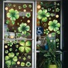 AOWDIAO 10 Sheets Shamrock Window Clings St. Patrick's Day Decorations