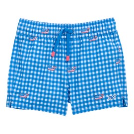 vineyard vines Baby Boy's Chappy Trunks, Gingham Tide Blue