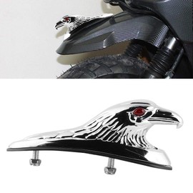 Aramox Ornament, Universal Motorcycle Front Mudguard Decoration Eagle Head Statue