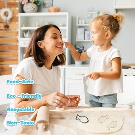 Goldfish/Simple Fish Cookie Cutter – Perfect for Goldfish Crackers, Cookies, and More – Fish Shaped Cookie Cutter, Goldfish Molds for Baking, Cracker Cutters, Fish Cookie Cutters Shapes