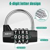 NBYT Letter Combination Padlock, Gym Changing Cabinet, School Wardrobe, Storage