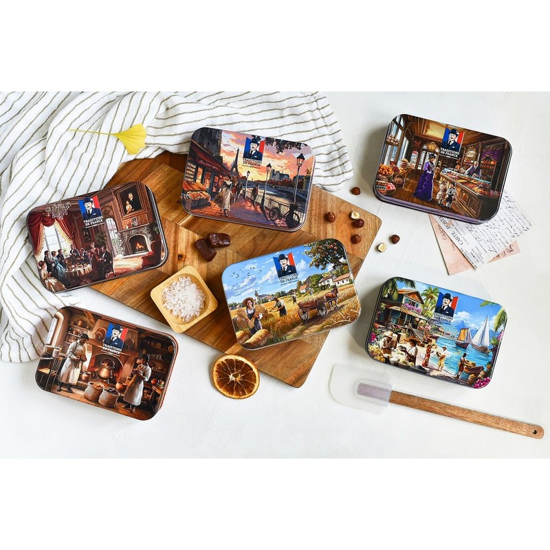 Traditional salted butter caramels (Chocolate-Orange)