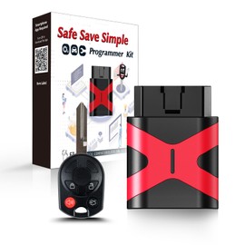 Programmable Keyfob, Replacement Car Keys and Fob Programmer Kit for 2005-2012 Ford Focus Mustang Fusion Edge Escape Exolorer Remote OUC6000022