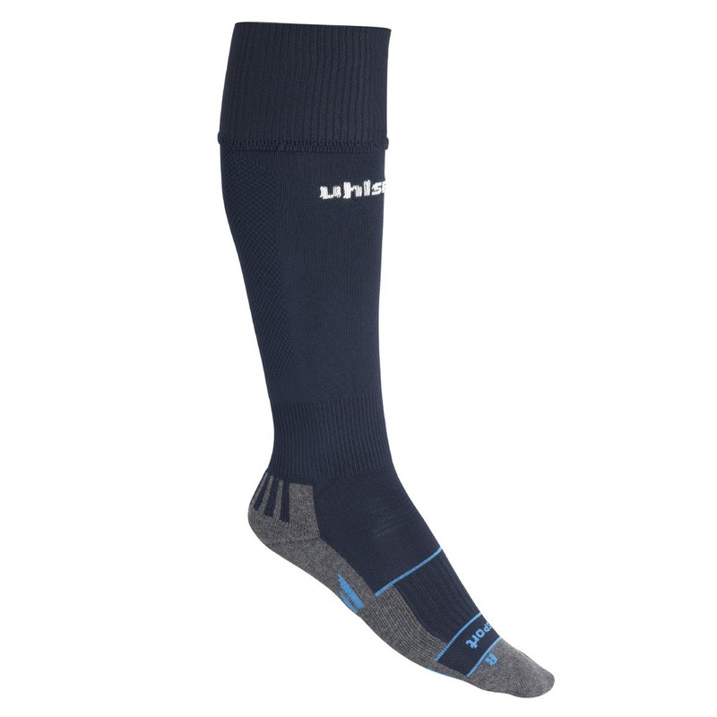 uhlsport Team Pro Player Stocking Socks, Marine/White, Size 37-40